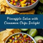 Grilled Pineapple Salsa with Cinnamon Chips Recipe
