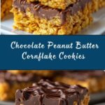 Chocolate Peanut Butter Cornflake Cookies Recipe