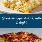 Creamy Spaghetti Squash Au Gratin Recipe