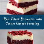 Red Velvet Brownies with Cream Cheese Frosting Recipe