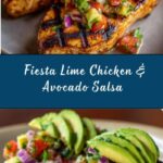Fiesta Lime Chicken with Avocado Salsa Recipe