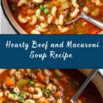 Beef and Macaroni Soup Recipe
