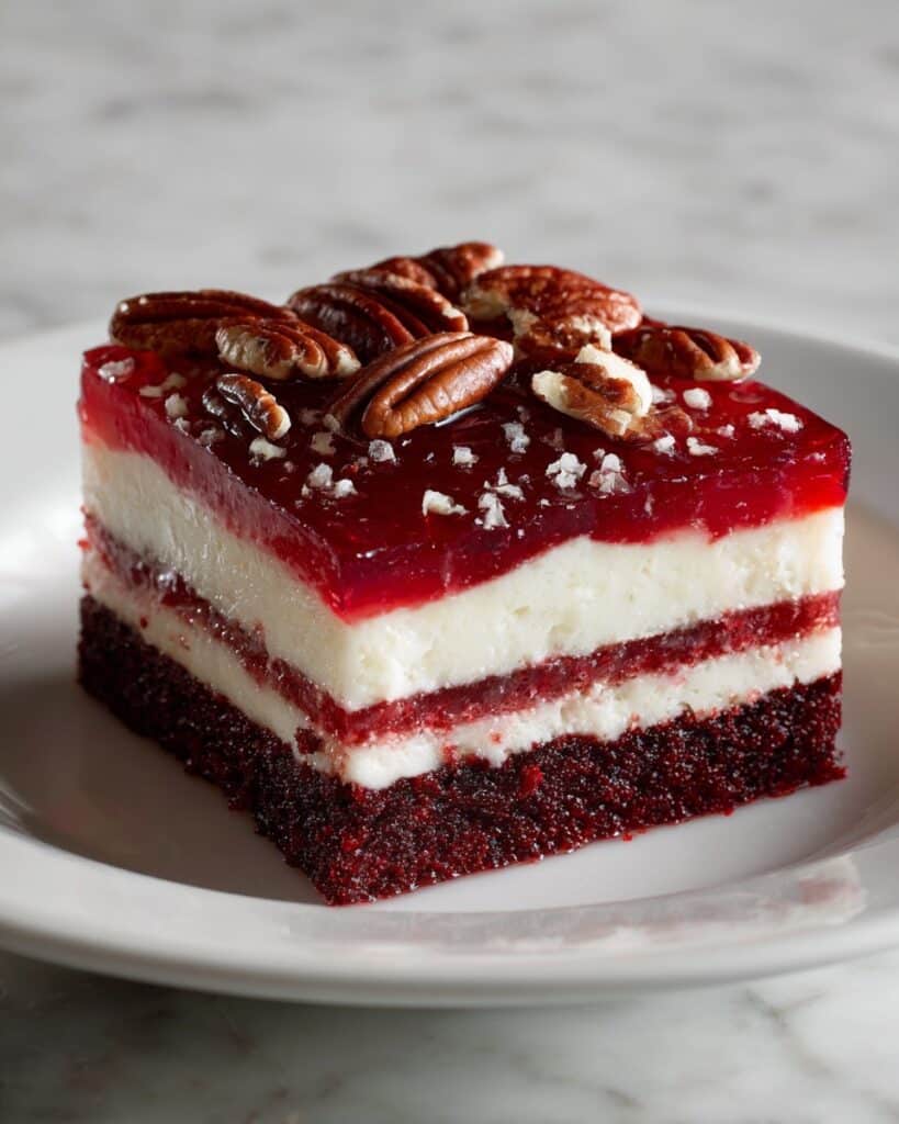 Butter Pecan Red Velvet Cheesecake Recipe
