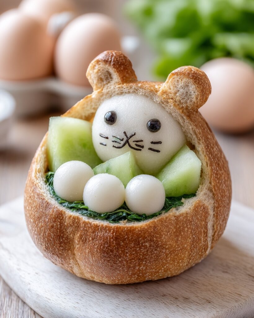 Easter Bunny Spinach Dip Recipe