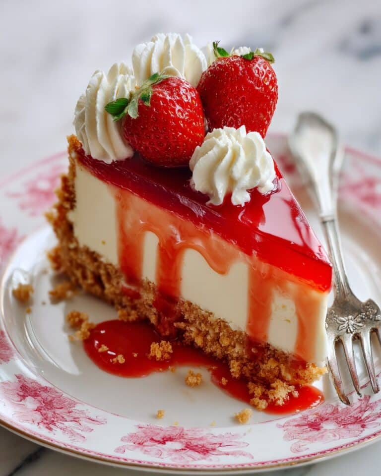 Strawberry Swirl Cheesecake Recipe