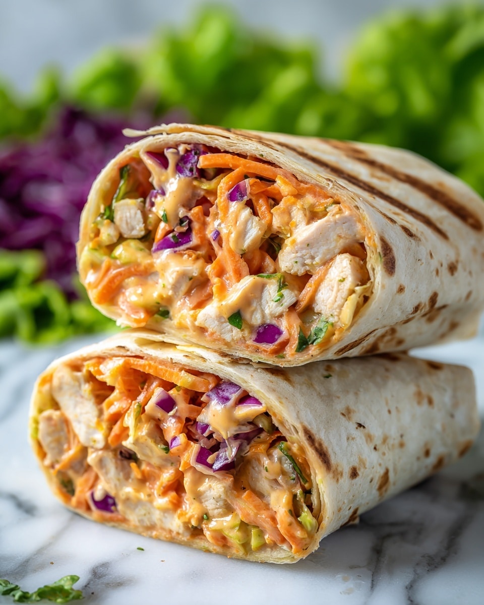 Crunchy Southwestern Chicken Wrap Recipe - Recipe Image