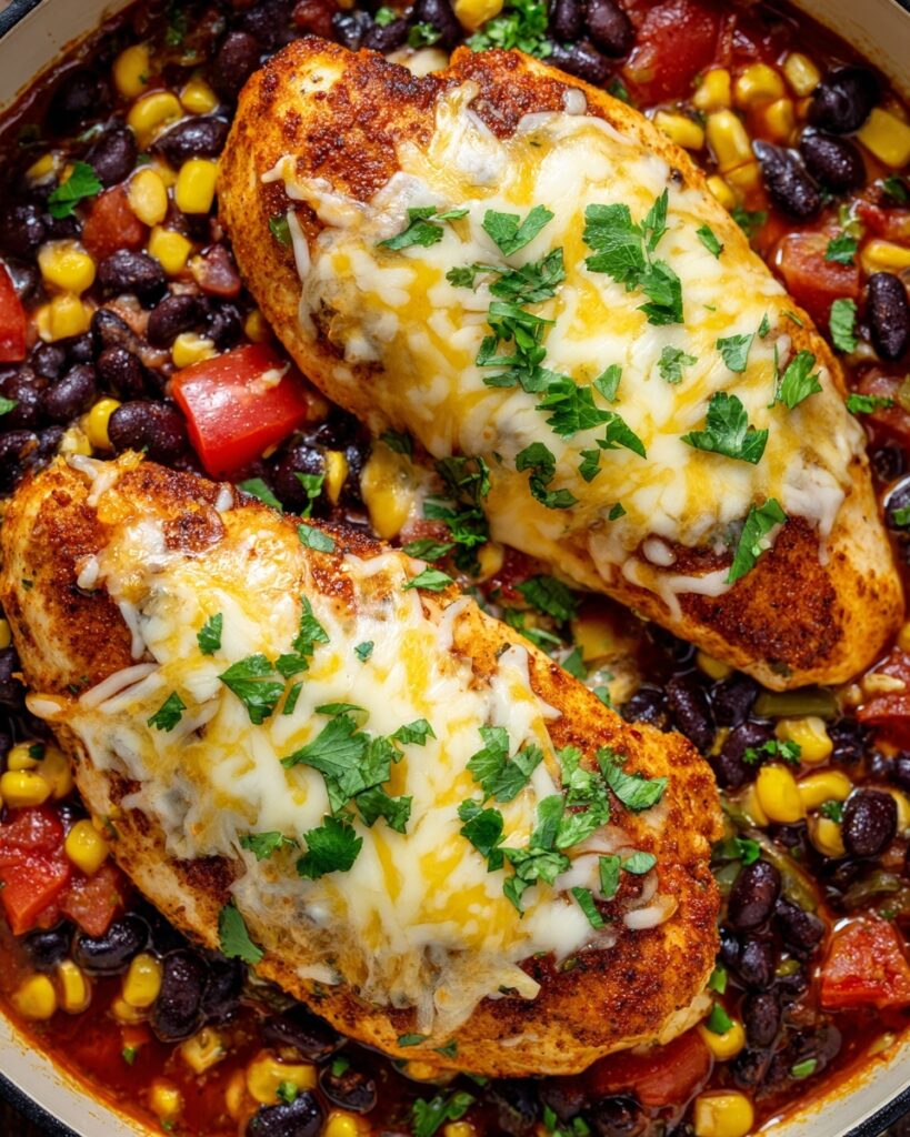 Cowboy Chicken Skillet Bake Recipe