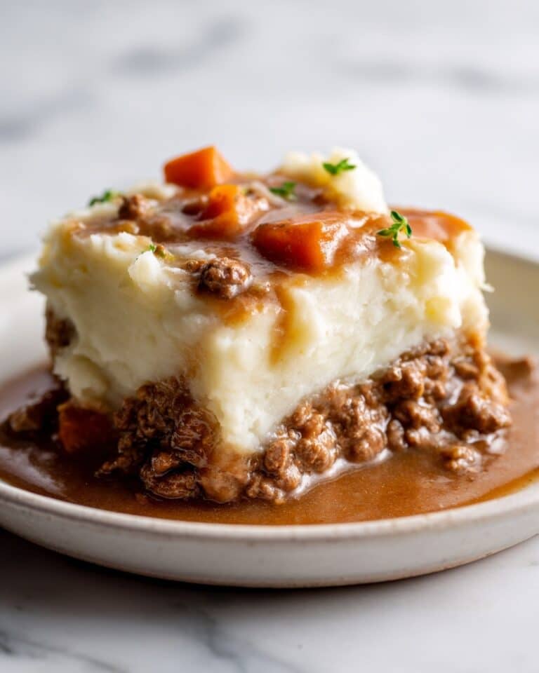 Ground Beef and Gravy Over Mashed Potatoes Recipe
