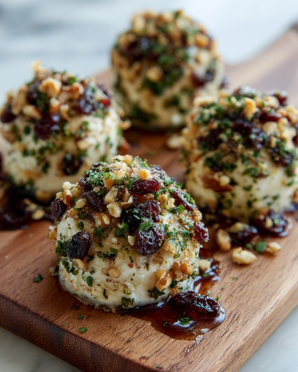 Cranberry Pecan Goat Cheese Balls Recipe - Recipe Image