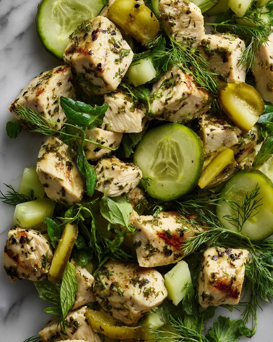 Dill Pickle Chicken Salad Recipe - Recipe Image