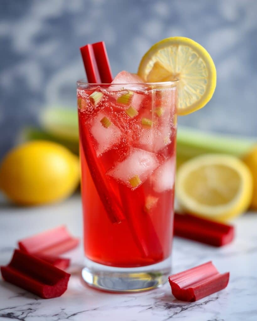 Refreshing Rhubarb Lemonade Recipe