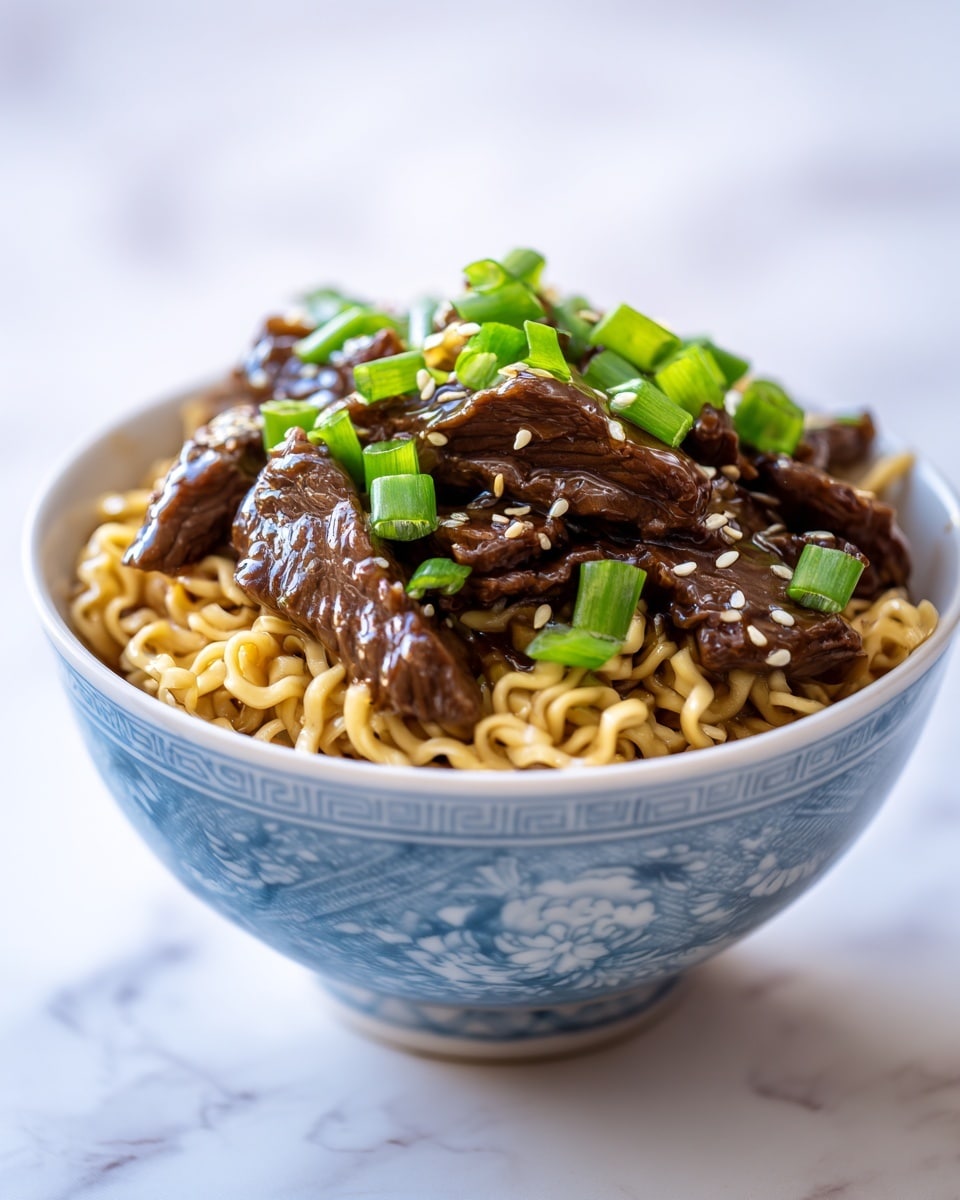Mongolian Beef and Noodle Stir-Fry Recipe - Recipe Image