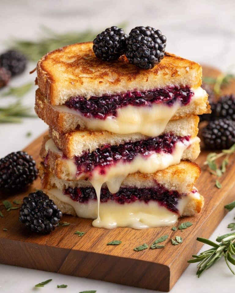 Blackberry Balsamic and Brie Grilled Cheese Recipe