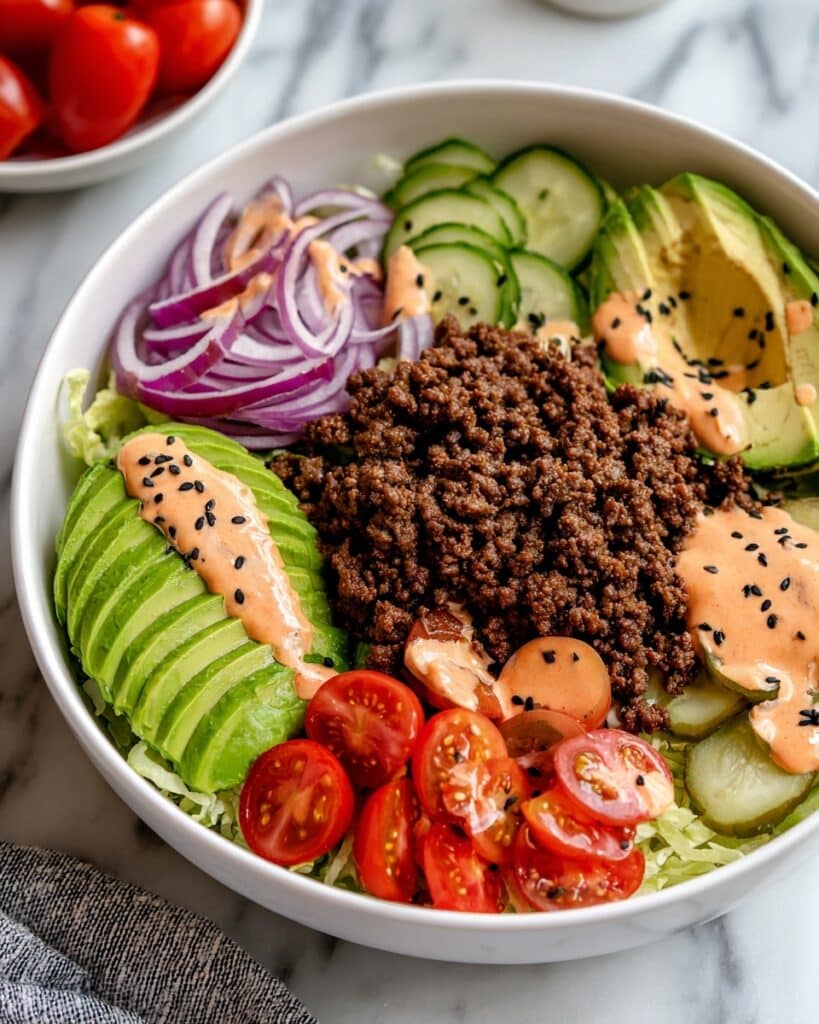 Burger in a Bowl Recipe