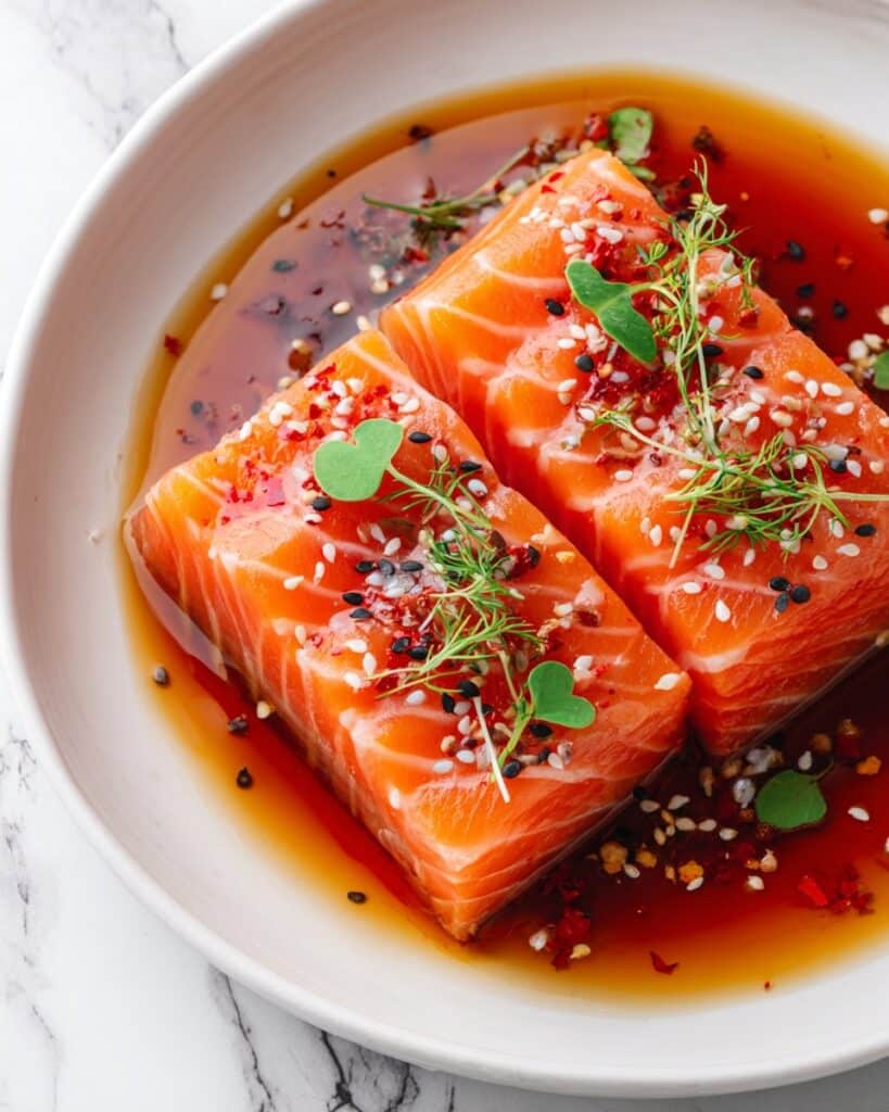 Spicy Salmon Crudo & Carrots Recipe