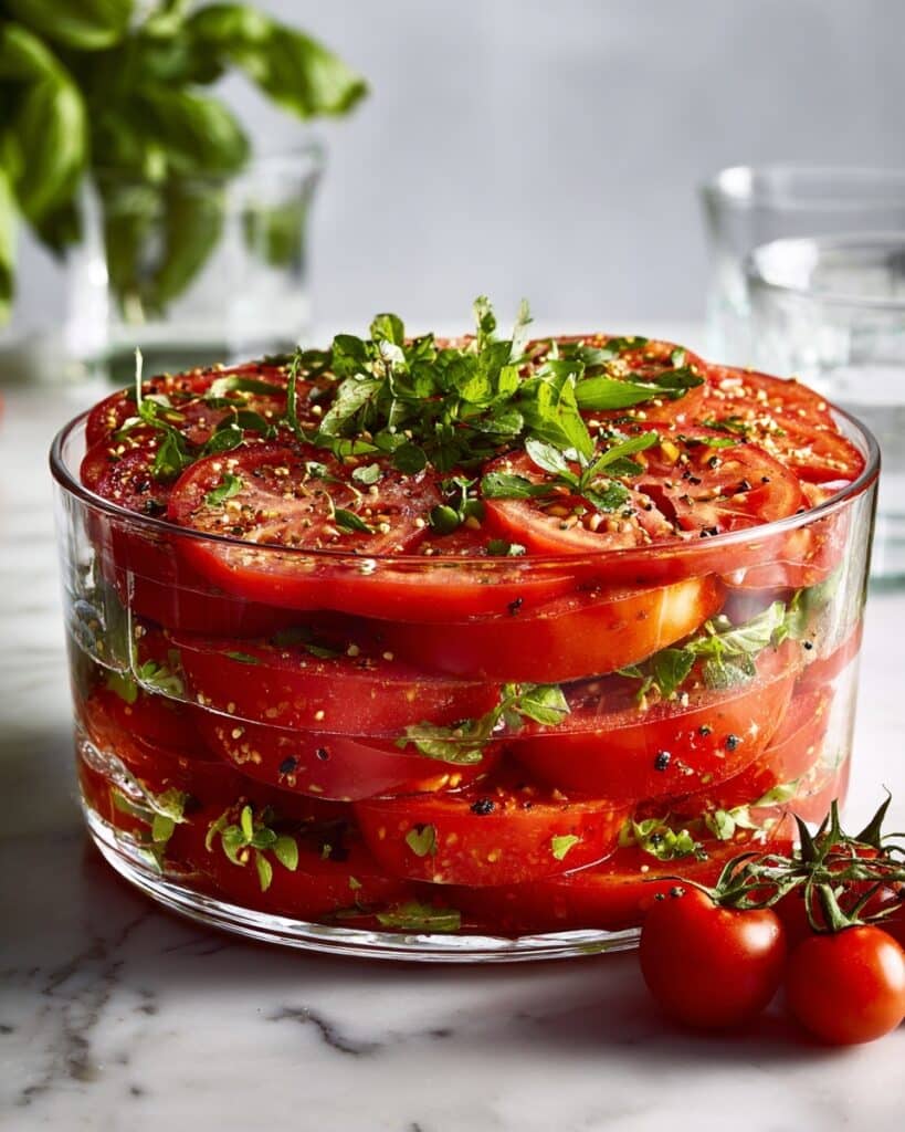 Easy Marinated Tomatoes Recipe