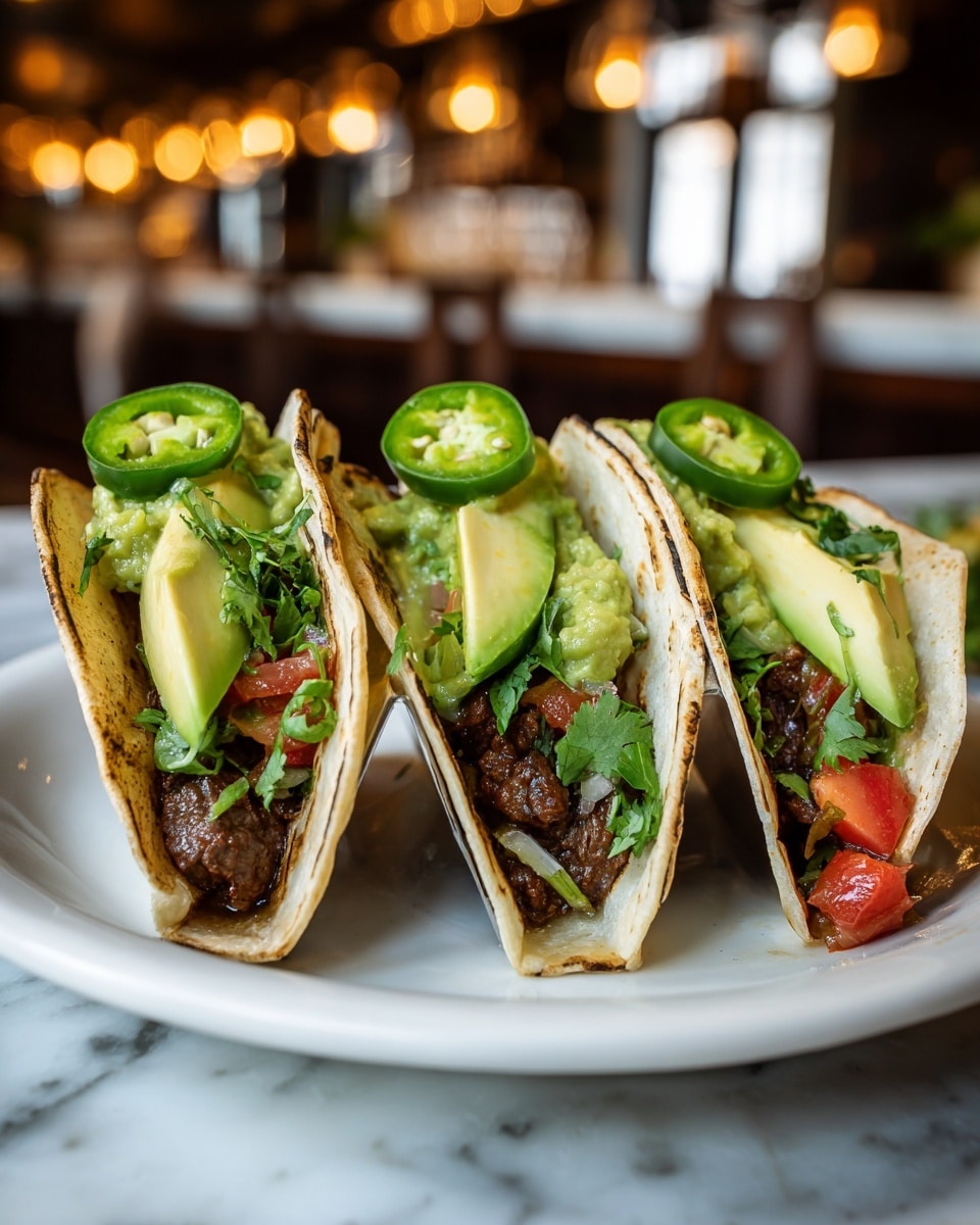 Poblano Chicken Tacos with Avocado-Jalapeño Salsa Recipe - Recipe Image