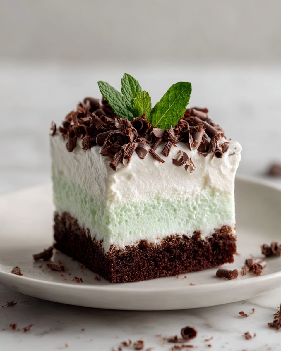 Andes Mint Poke Cake Recipe - Recipe Image