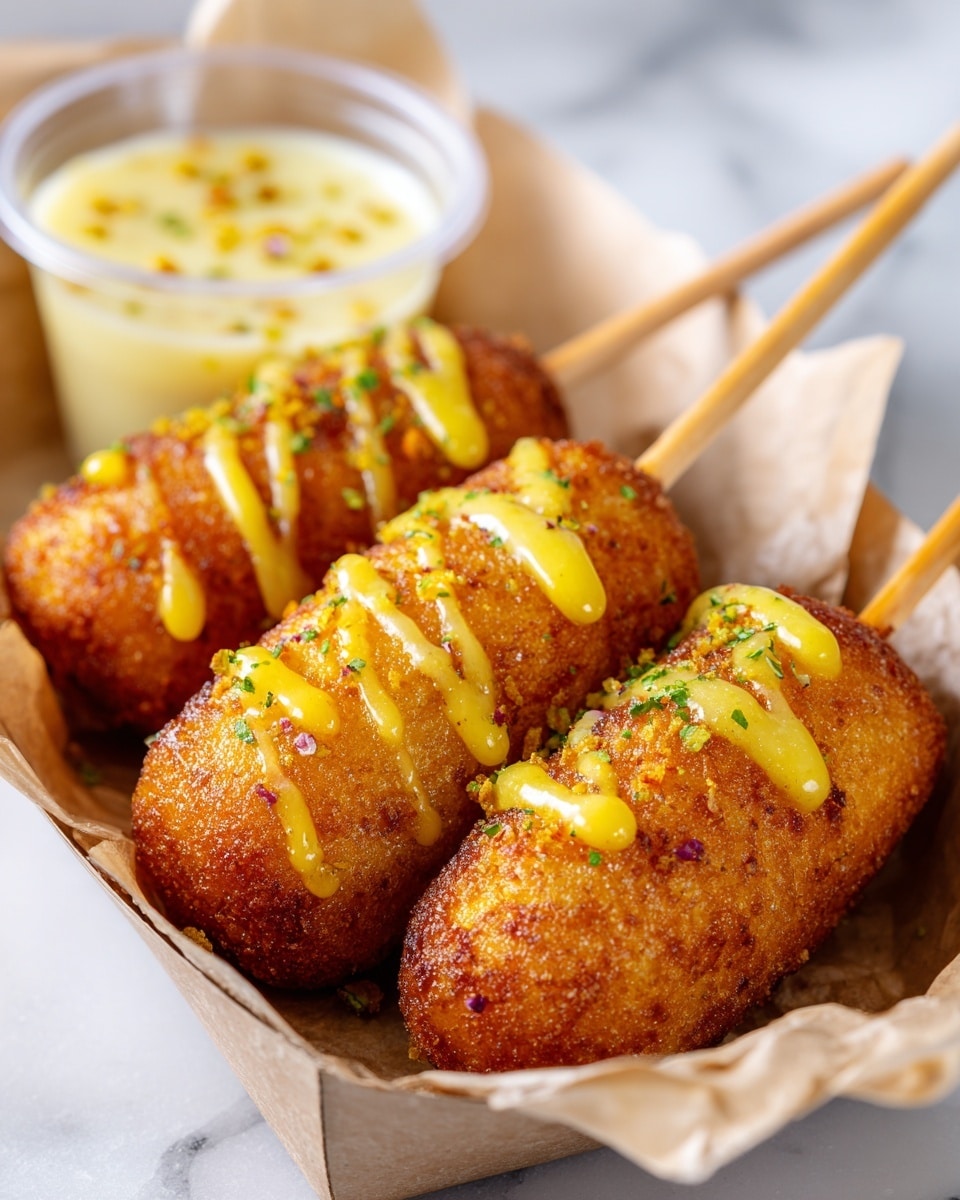 Korean Corn Dogs Recipe - Recipe Image
