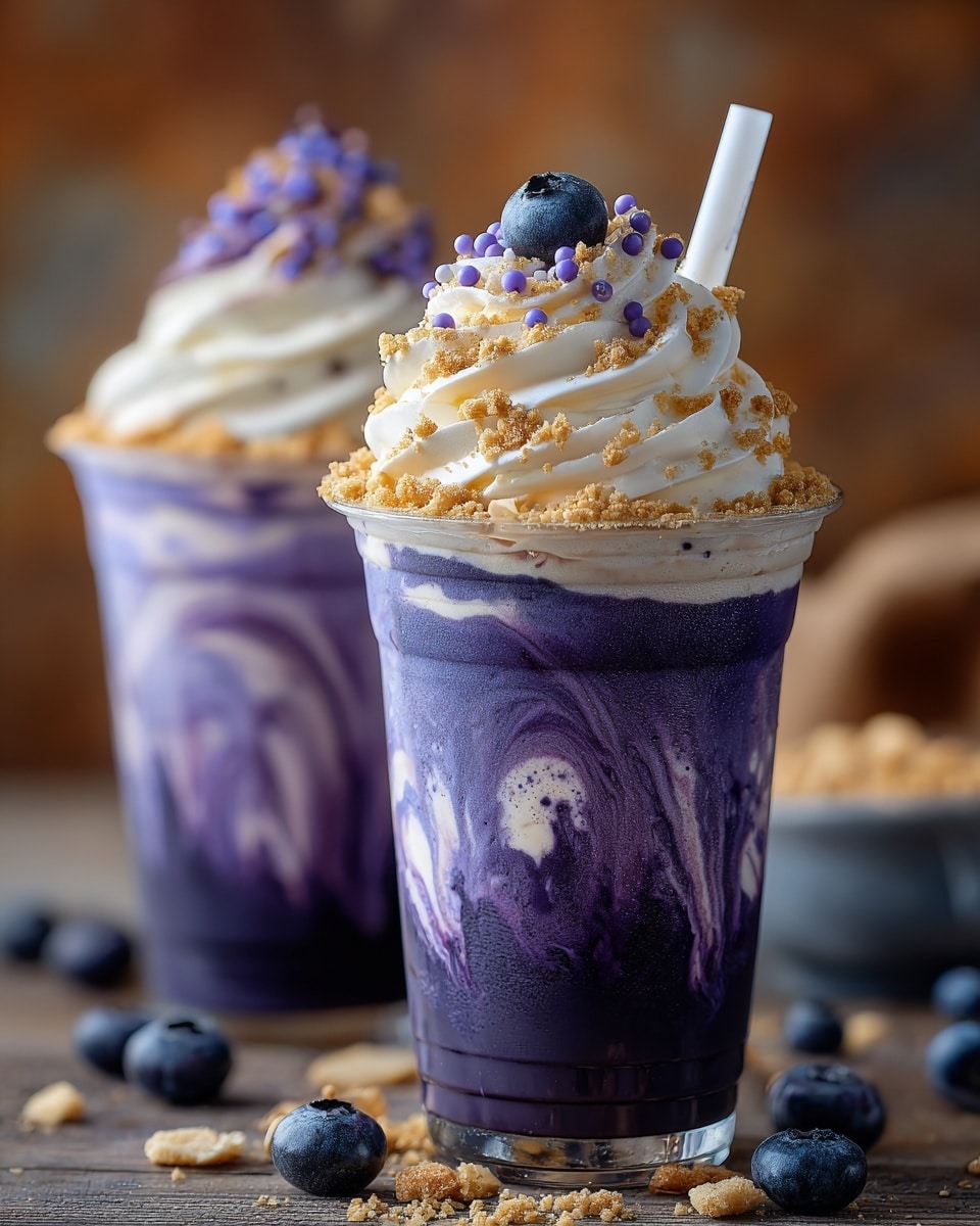 Blueberry Cheesecake Frappuccino Recipe - Recipe Image
