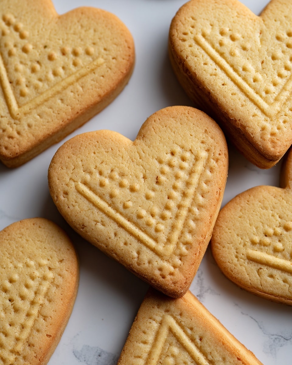 Heart-Shaped Peanut Butter Cookies Recipe - Recipe Image