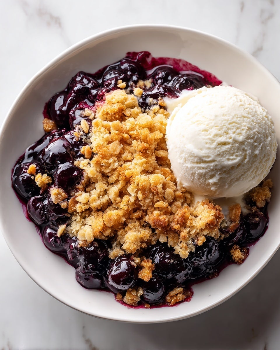 Blueberry Crisp Recipe - Recipe Image