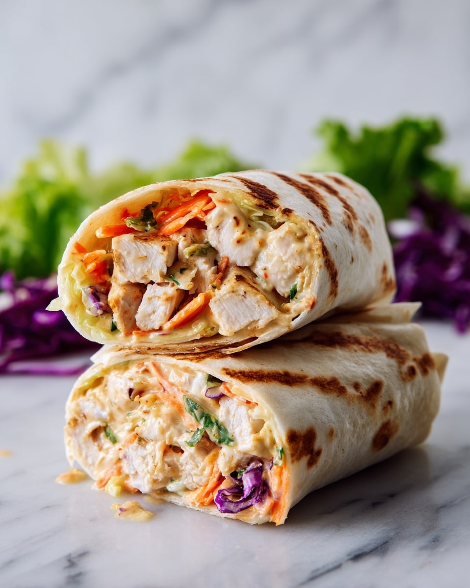 Crunchy Southwestern Chicken Wrap Recipe - Recipe Image