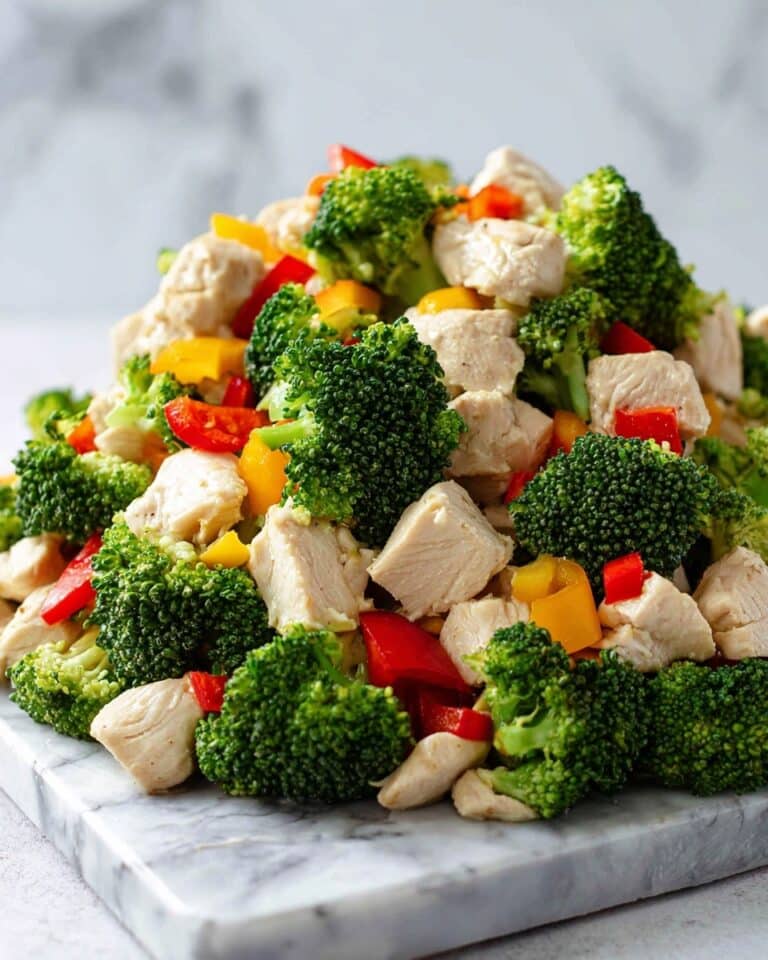 Creamy Broccoli and Chicken Salad Recipe
