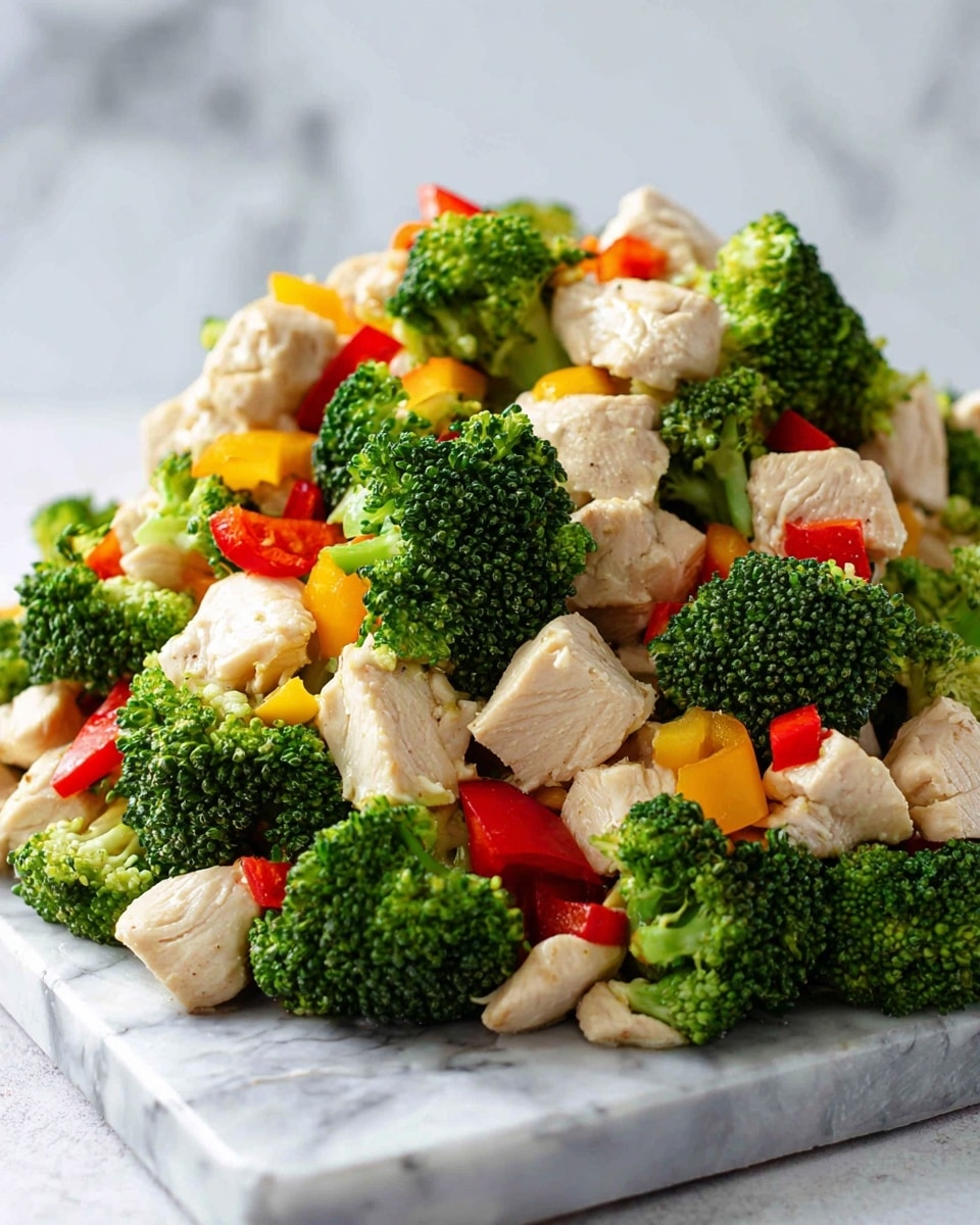 Creamy Broccoli and Chicken Salad Recipe - Recipe Image