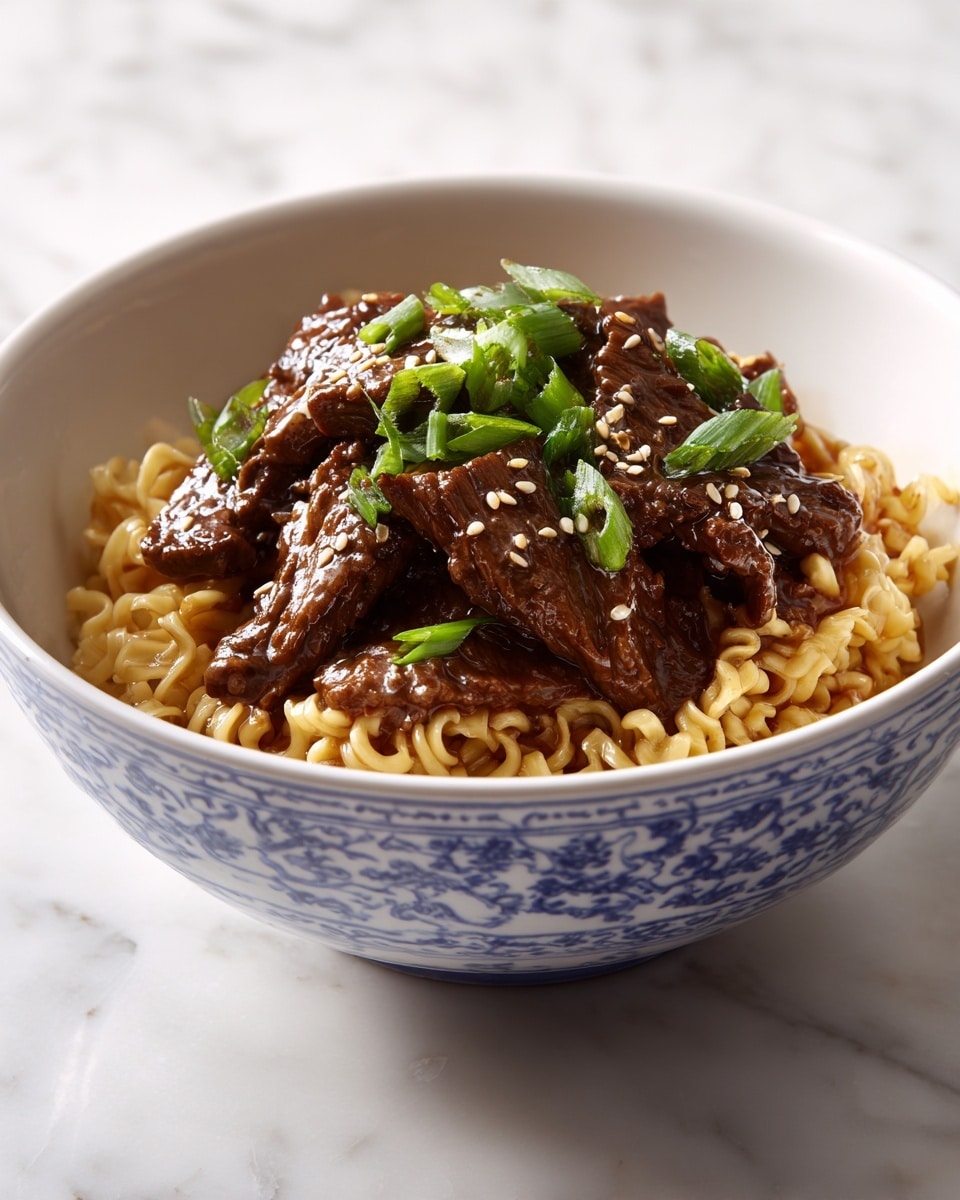 Mongolian Beef and Noodle Stir-Fry Recipe - Recipe Image