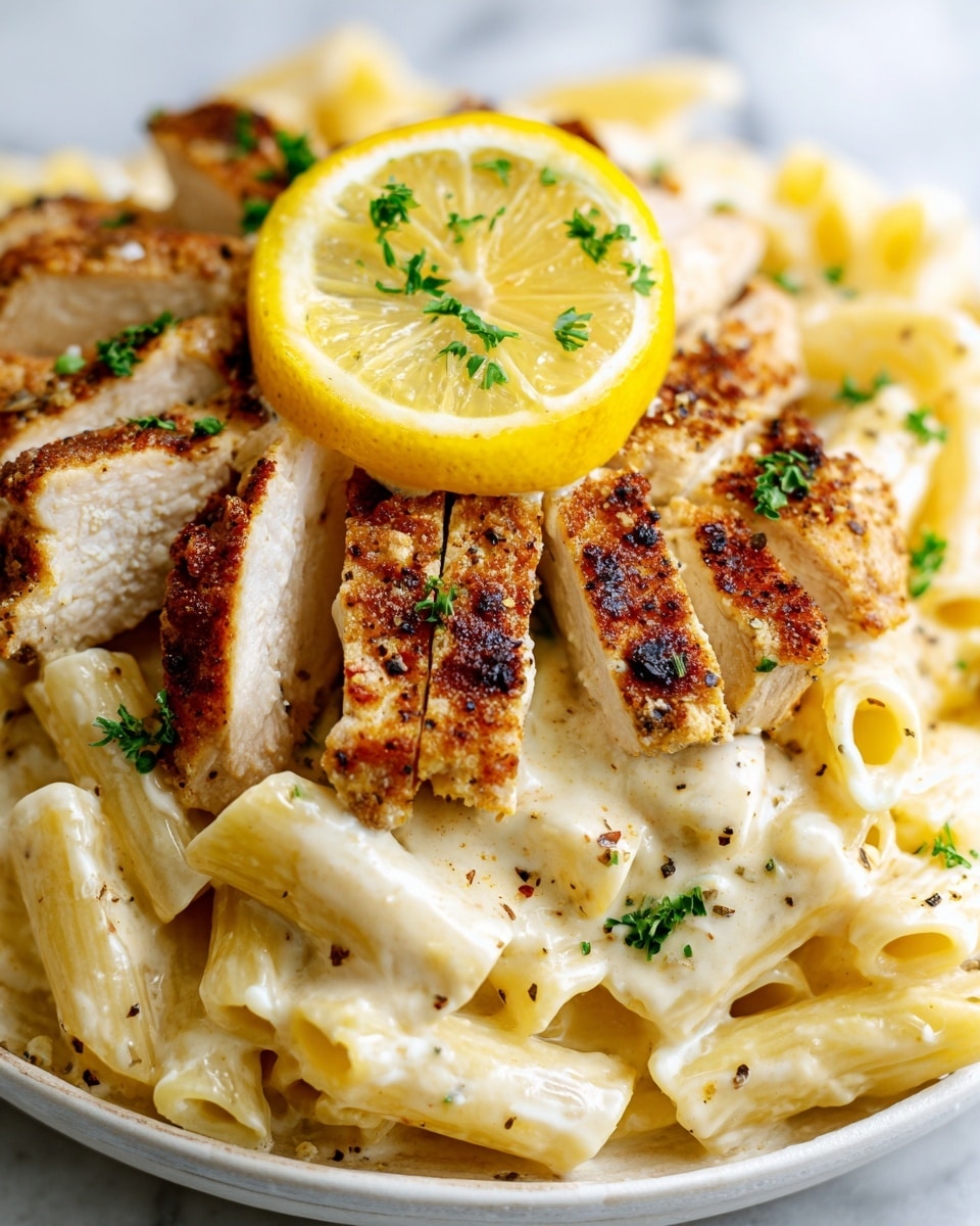 Zesty Lemon Pepper Chicken Pasta Recipe - Recipe Image