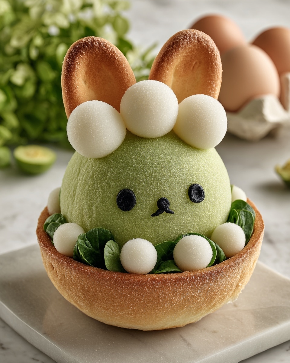 Easter Bunny Spinach Dip Recipe - Recipe Image