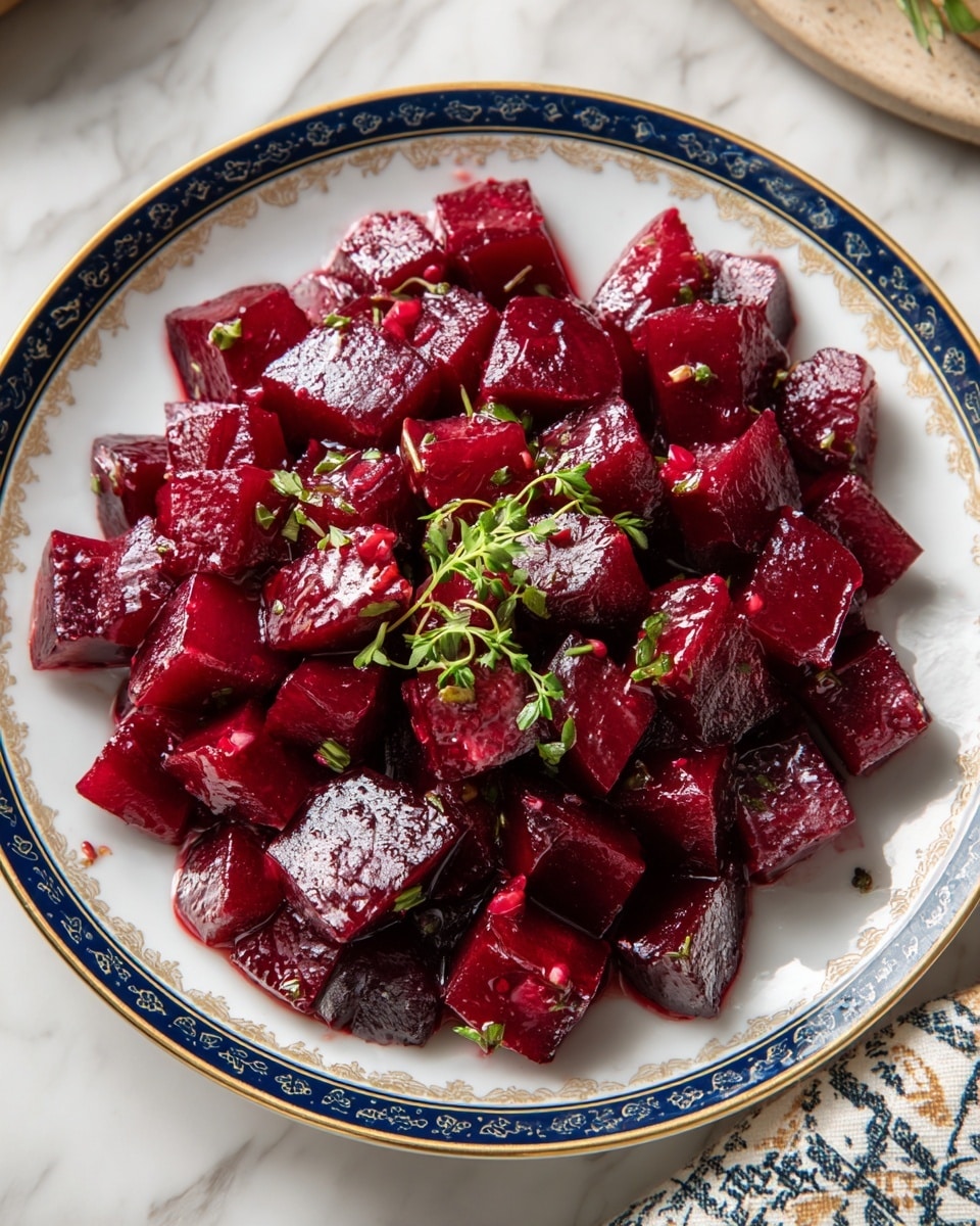Roasted Beetroot and Garlic Recipe - Recipe Image