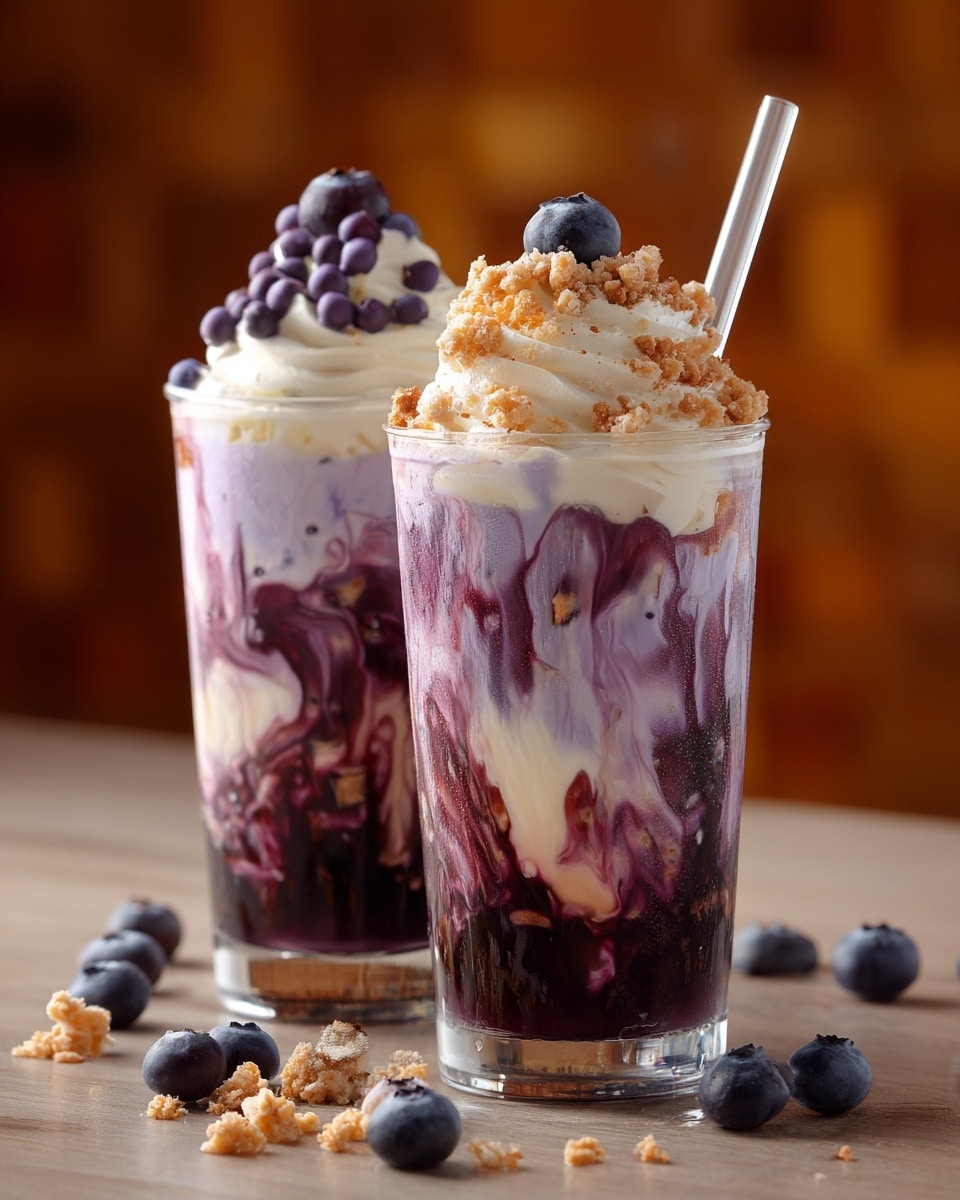 Blueberry Cheesecake Frappuccino Recipe - Recipe Image