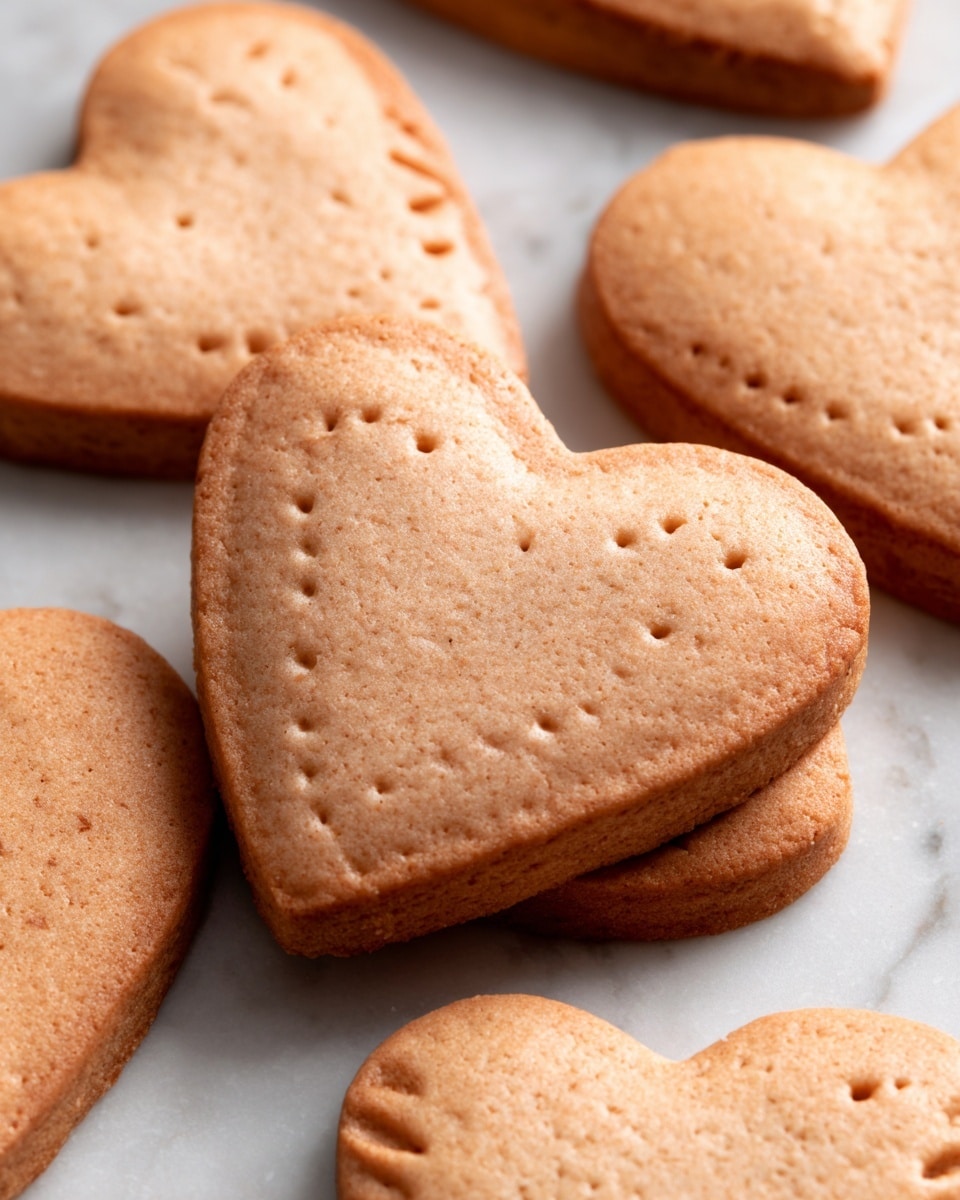 Heart-Shaped Peanut Butter Cookies Recipe - Recipe Image