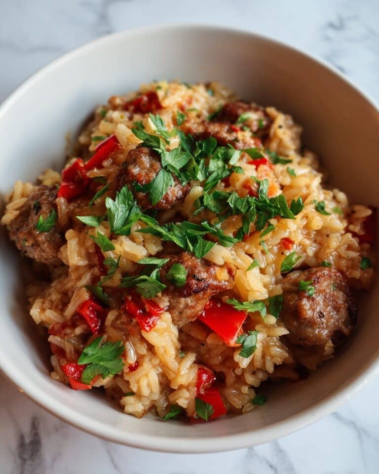 Rice and Italian Sausage Skillet Recipe