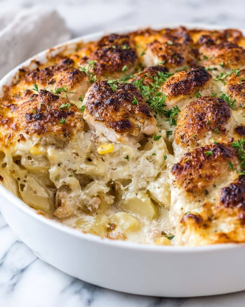 Dolly’s Chicken and Stuffing Casserole Recipe