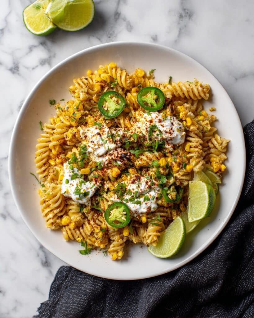 Mexican Street Corn Pasta Salad Recipe