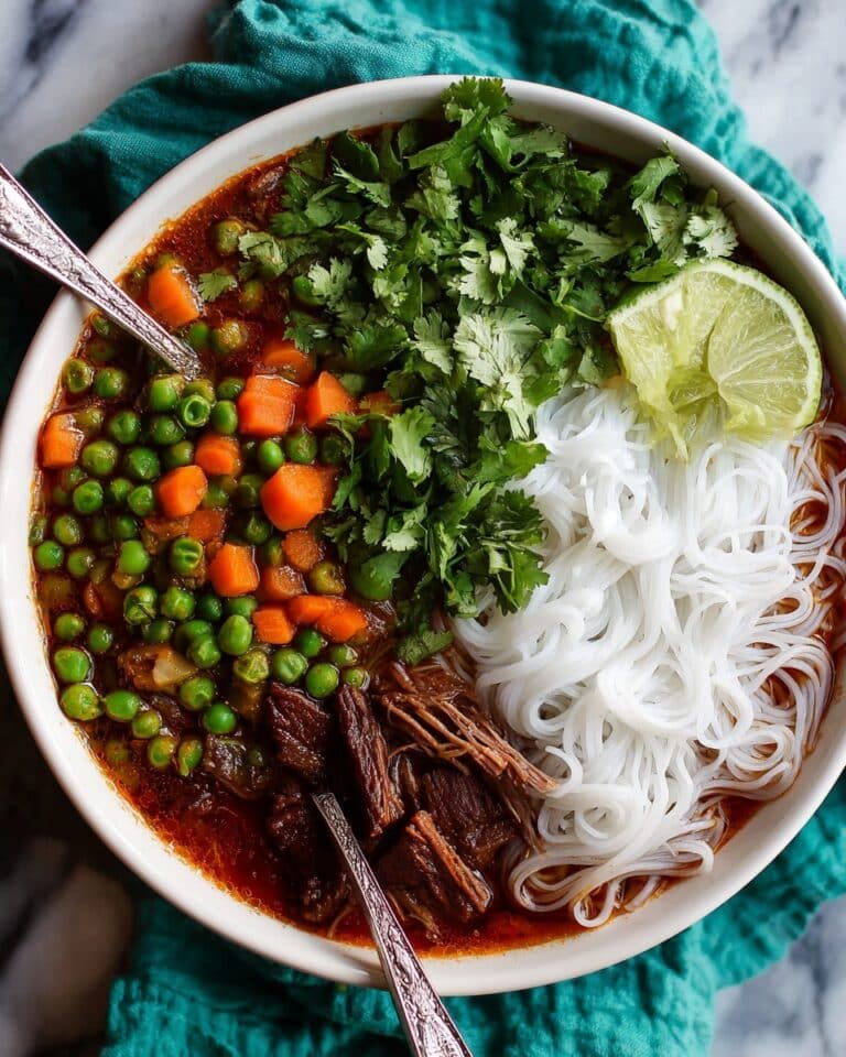 Bò Kho: Spicy Vietnamese Beef Stew with Noodles Recipe