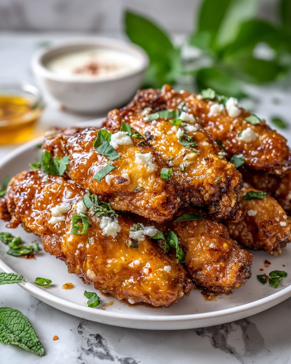 Crispy Hot Honey Feta Chicken Recipe - Recipe Image