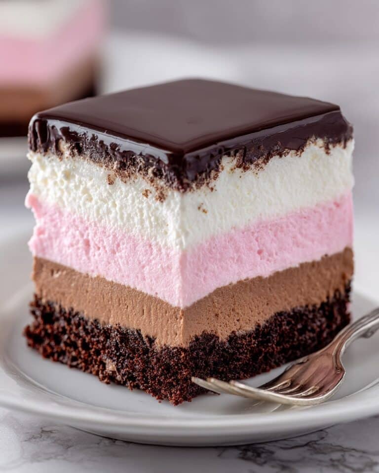 Neapolitan Cheesecake Cake Recipe