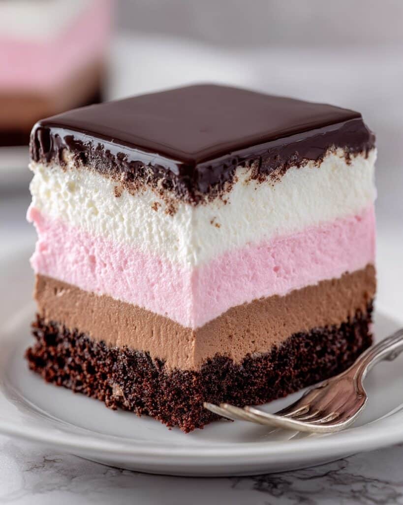 Neapolitan Cheesecake Cake Recipe