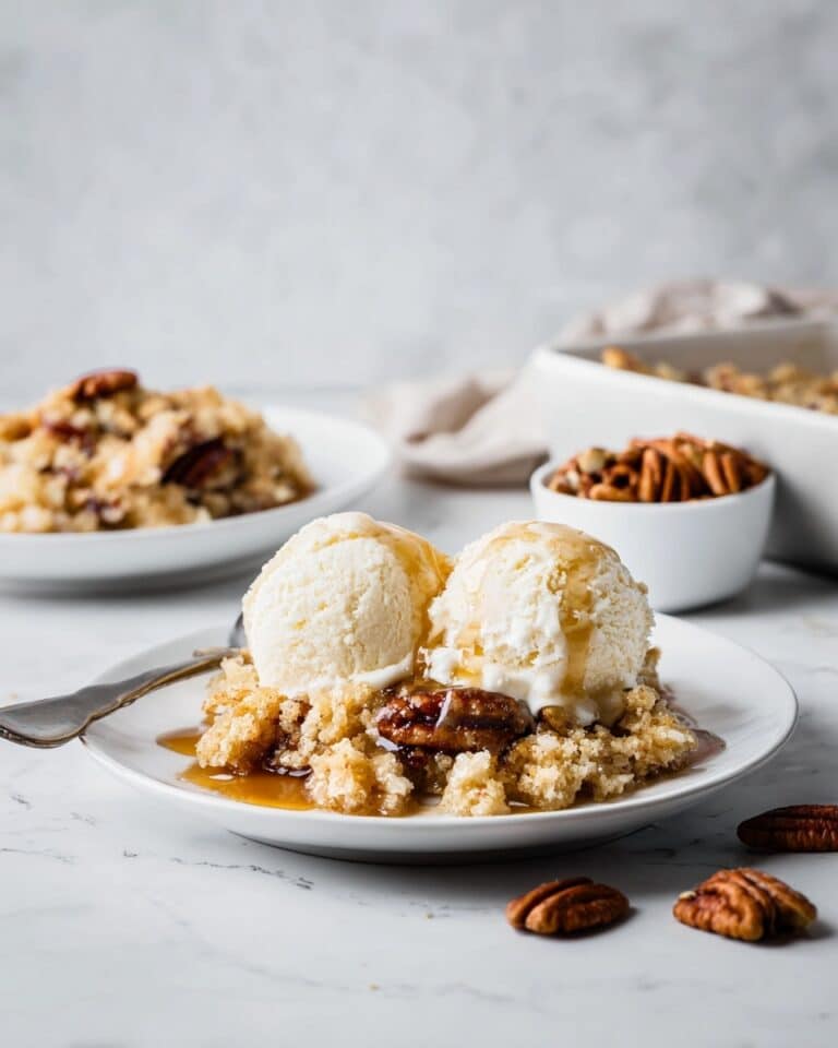 Pecan Pie Dump Cake (Crockpot) Recipe