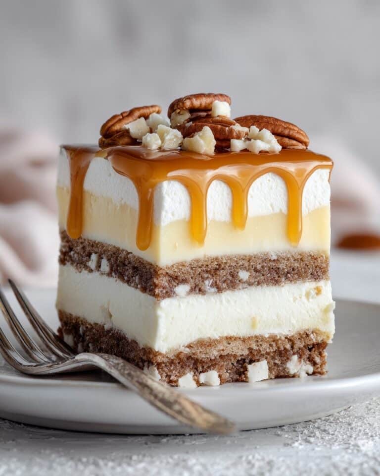 Butter Pecan Praline Poke Cake Recipe