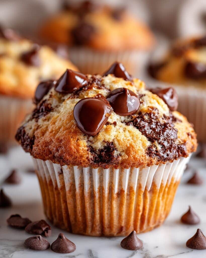 Chocolate Chip and Banana Muffins Recipe