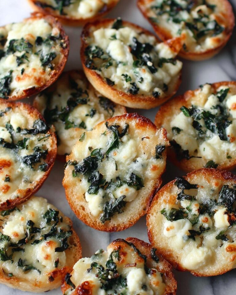 Baked Spinach Dip Cheese Crisps Recipe