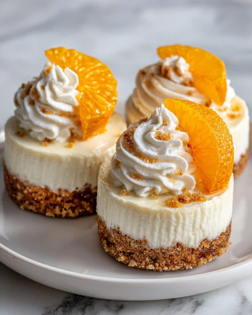Orange Creamsicle Mini Cheesecakes Recipe
