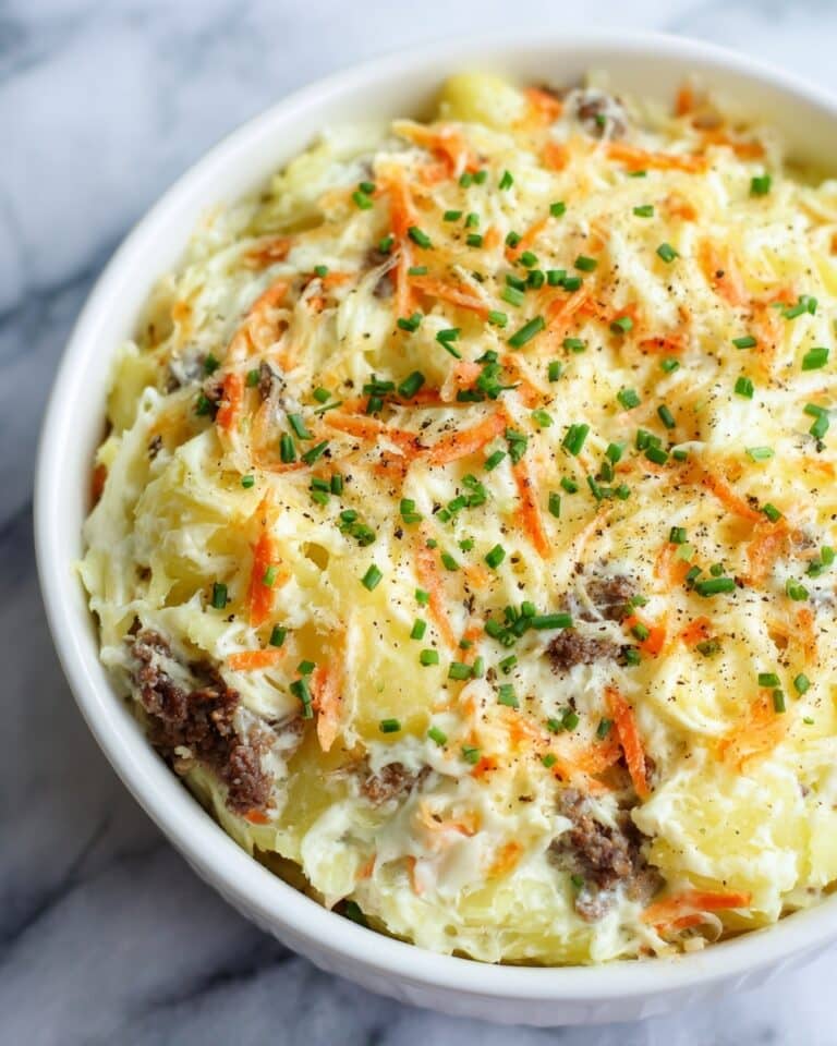 One-Pan Cheesy Meat & Potato Skillet Recipe