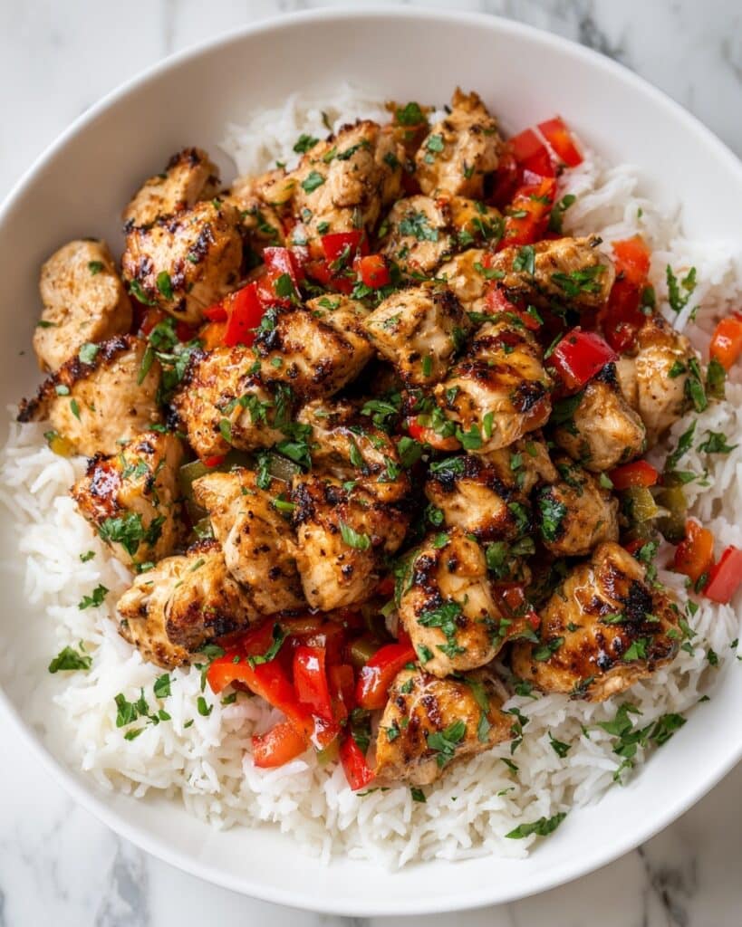 Air Fryer Chicken and Peppers Recipe