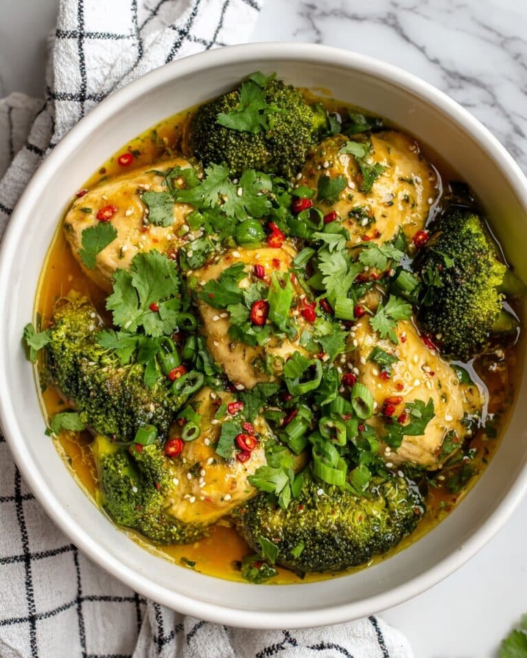 Garlic Chicken with Broccoli Recipe